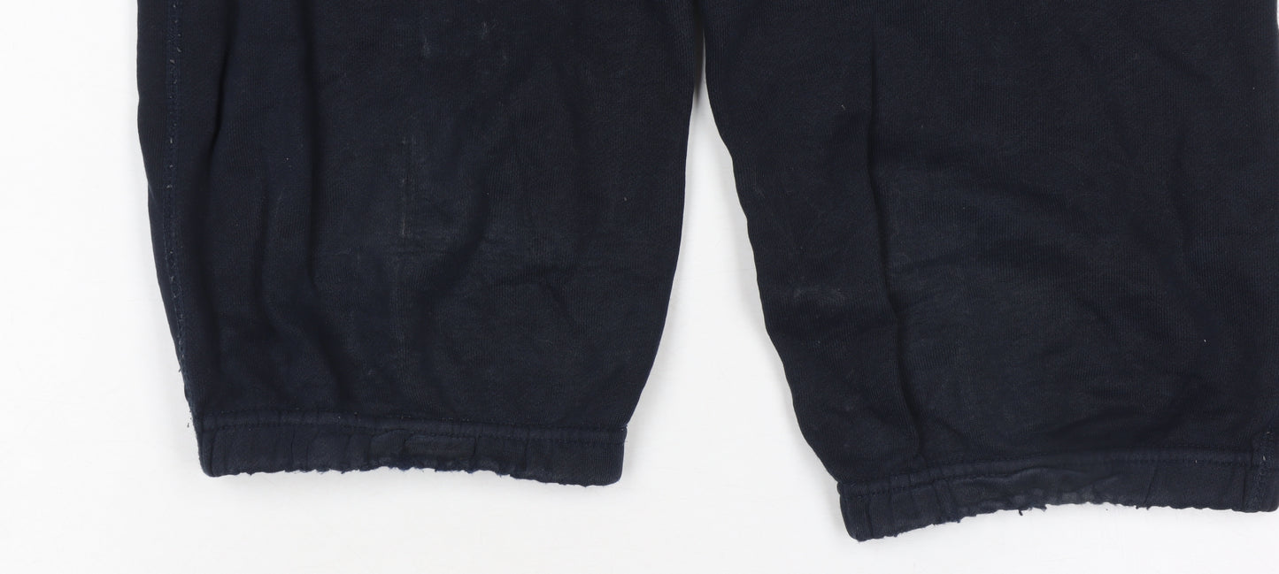 Nike Men’s Blue Jogger Sweatpants M Cotton Blend Sportswear