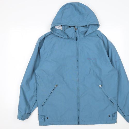 Karrimor Men's Blue Hooded Lightweight Windproof Jacket Size S