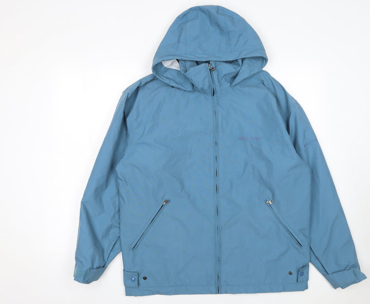 Karrimor Men's Blue Hooded Lightweight Windproof Jacket Size S