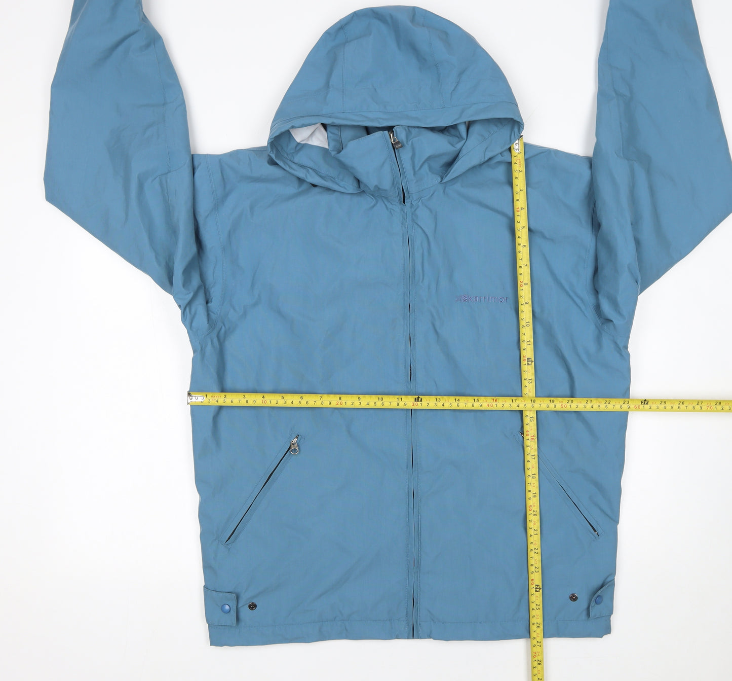 Karrimor Men's Blue Hooded Lightweight Windproof Jacket Size S