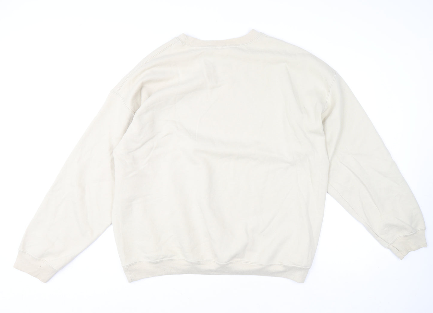 Goose & Gander Women Beige XL Pullover Sweatshirt Crew Neck Casual