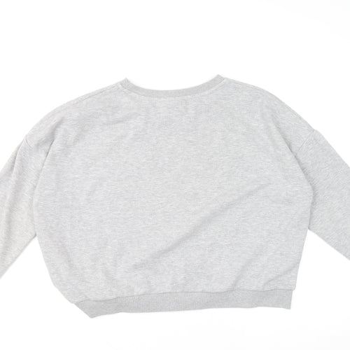 Friends Grey Women's Sweatshirt Medium Crew Neck Cotton Blend