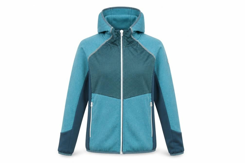 Regatta Girls Blue Full Zip Fleece Hoodie 14 Years Outdoor Activewear