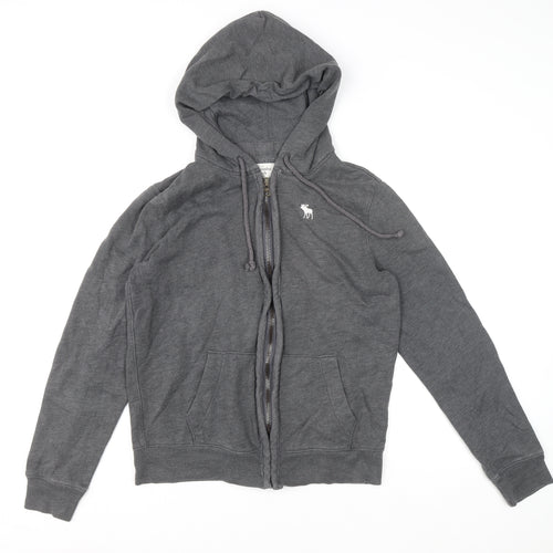 Abercrombie & Fitch Men’s Grey Full Zip Hoodie Size S