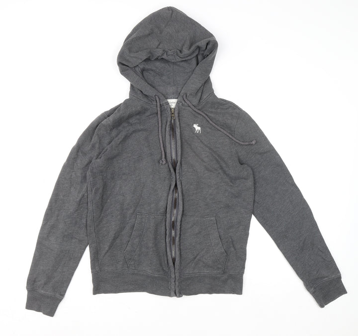 Abercrombie & Fitch Men’s Grey Full Zip Hoodie Size S