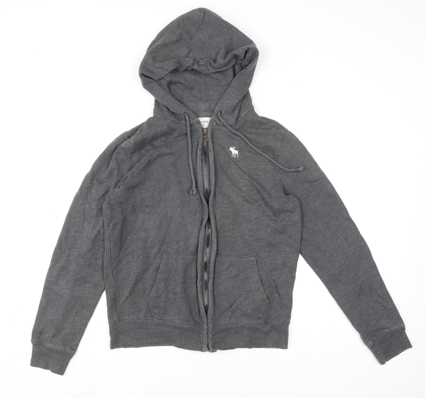 Abercrombie & Fitch Men’s Grey Full Zip Hoodie Size S