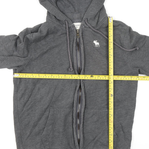 Abercrombie & Fitch Men’s Grey Full Zip Hoodie Size S