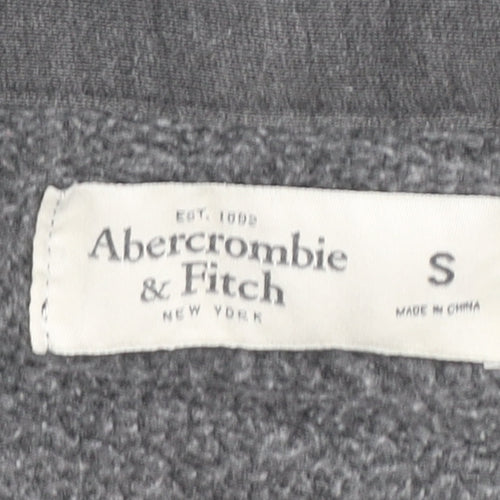 Abercrombie & Fitch Men’s Grey Full Zip Hoodie Size S
