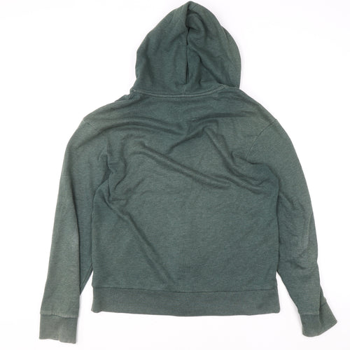 Tu Men's Green Full Zip Hoodie Small Cotton Blend