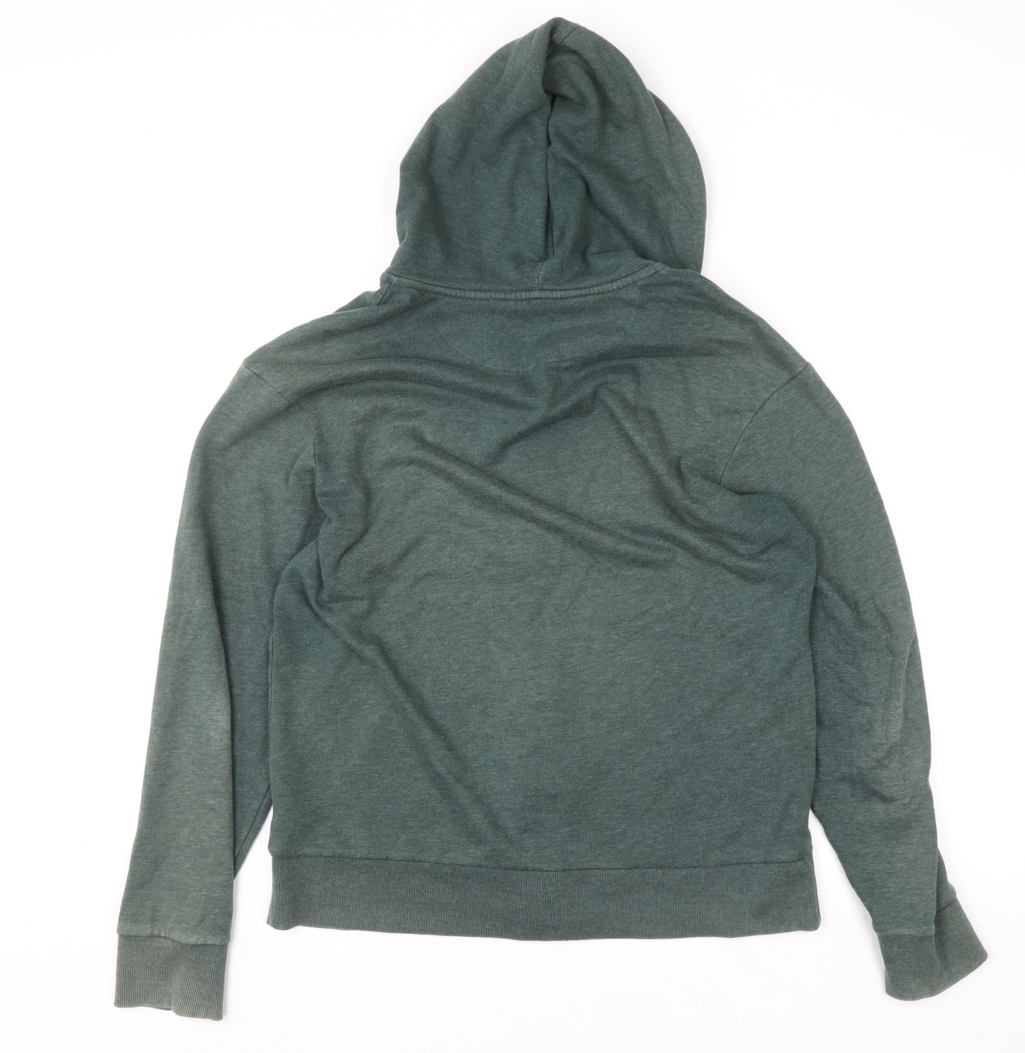 Tu Men's Green Full Zip Hoodie Small Cotton Blend