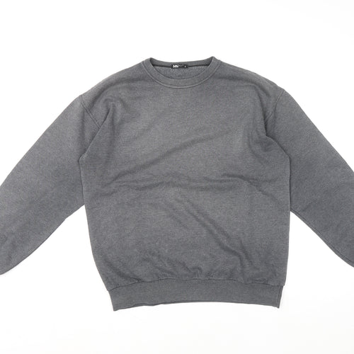 Men's MV Fexion Grey Crew Neck Pullover Sweatshirt Size M