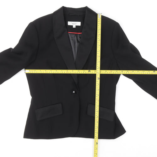 Next Women’s Black 12R Tailored Tuxedo Blazer Jacket
