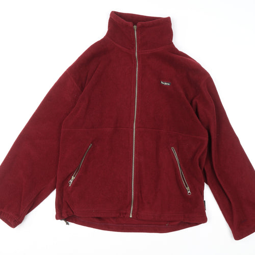 Peter Storm Men's Red Full Zip Fleece Sweatshirt Size S