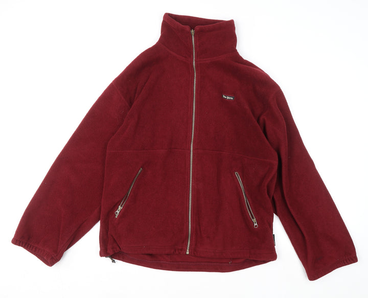 Peter Storm Men's Red Full Zip Fleece Sweatshirt Size S