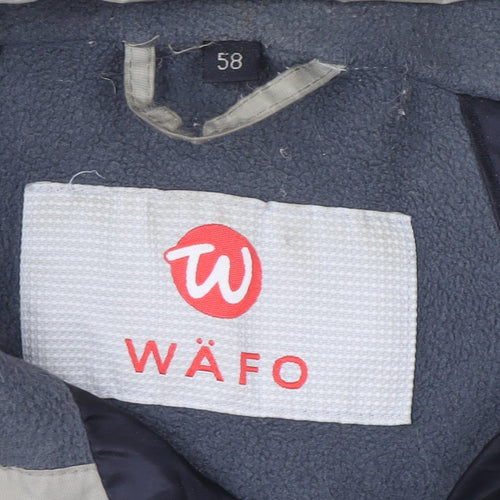 Wäfo Men's Beige Waterproof Hiking Parka Jacket 2XL Hooded Windproof