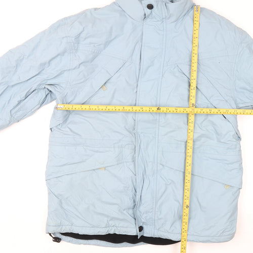 Hawkshead Women Blue M Lined Nylon Winter Parka Jacket