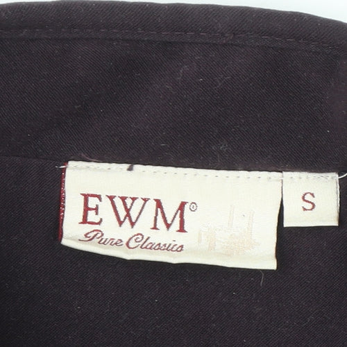 EWM Women Black Quilted Sleeveless Waistcoat S Classic Polyester