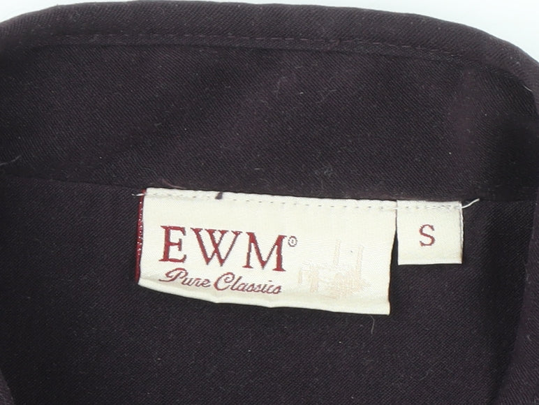 EWM Women Black Quilted Sleeveless Waistcoat S Classic Polyester