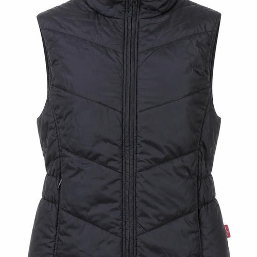 Decathlon Women's Black Puffer Waistcoat Gilet Size 8