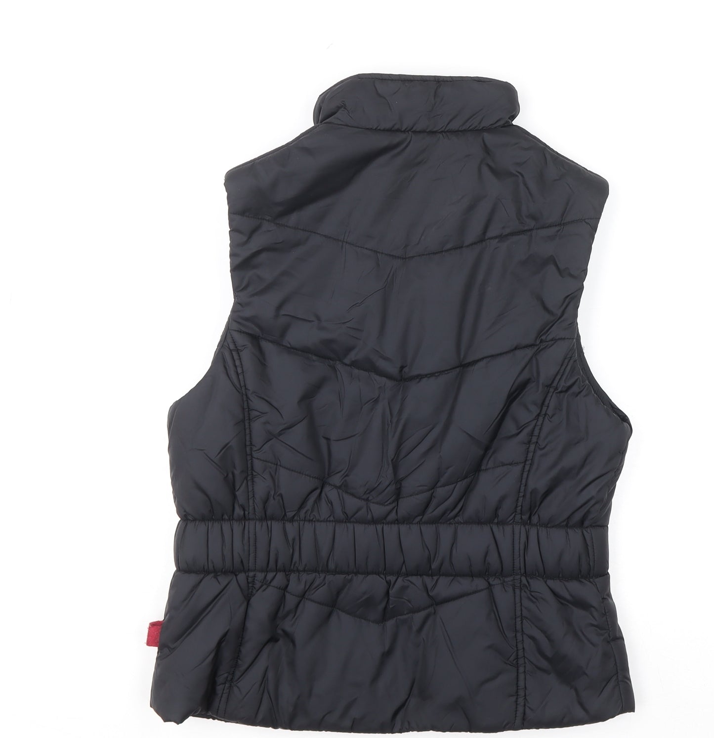 Decathlon Women's Black Puffer Waistcoat Gilet Size 8