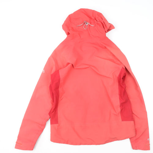 Craghoppers Women's Red Waterproof Hooded Rain Jacket UK12