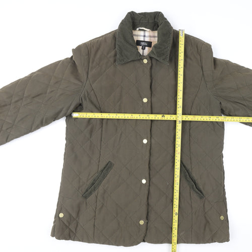 Marks and Spencer Women’s Green Quilted Mid-Length Jacket Size 14