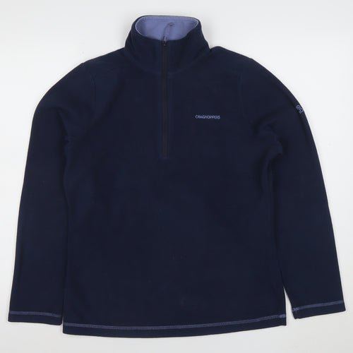 Craghoppers Men's Blue Fleece Pullover Sweatshirt S Regular Fit