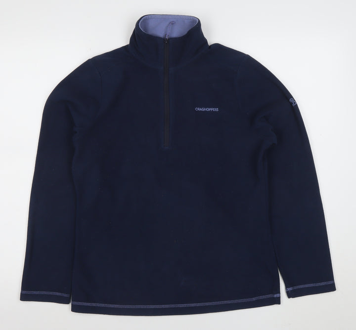 Craghoppers Men's Blue Fleece Pullover Sweatshirt S Regular Fit