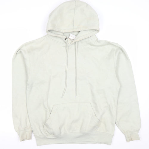 Pacific & Co Women Beige Pullover Hoodie Size Small Miami Beach Graphic