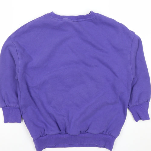 Next Girls Purple Los Angeles Lakers Pullover Sweatshirt 9 Years