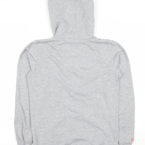 Getting Dirty Women’s Grey Full Zip Hoodie Size M Cotton Blend