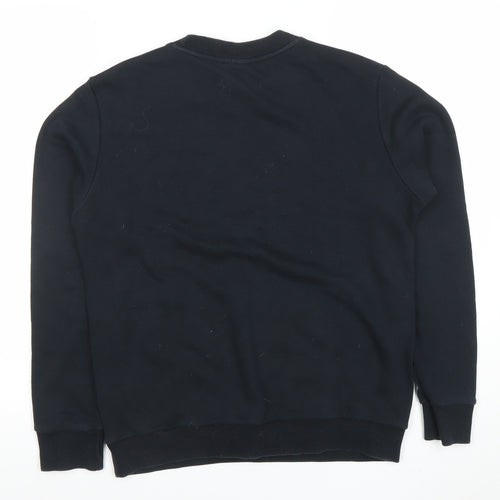 Puma Women's Black XS Crew Neck Pullover Sweatshirt with Logo