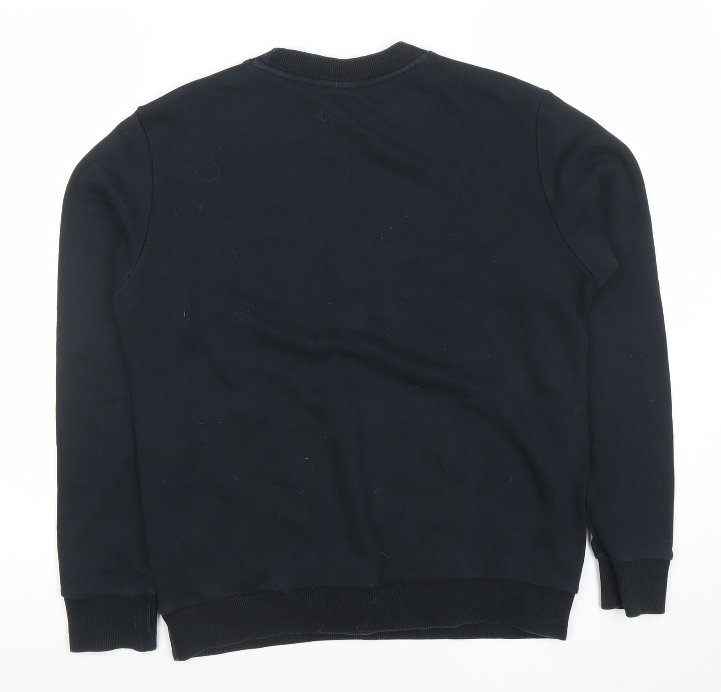 Puma Women's Black XS Crew Neck Pullover Sweatshirt with Logo
