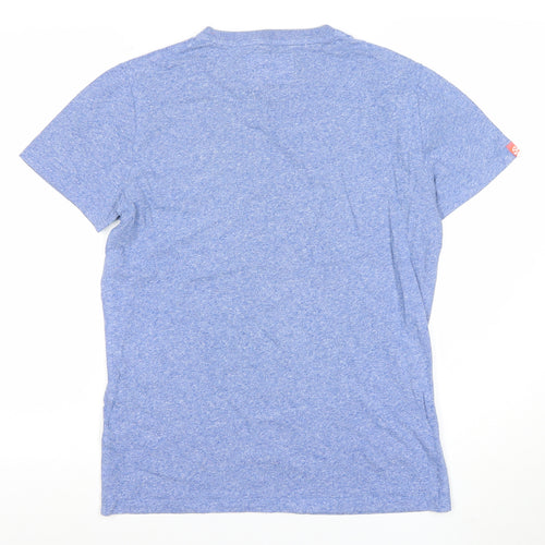 Superdry Men's Blue Crew Neck Short Sleeve T-Shirt Size S