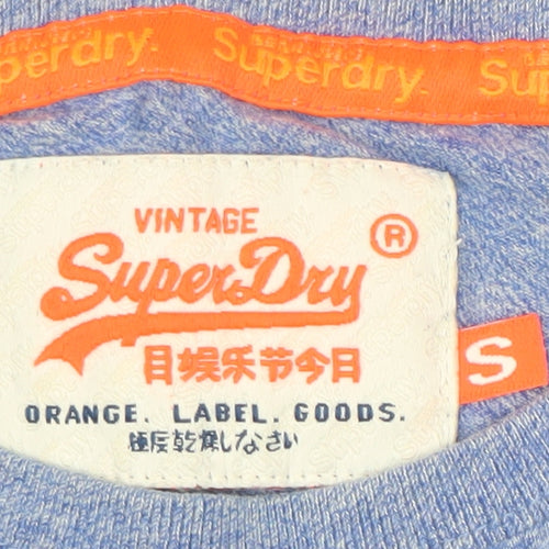 Superdry Men's Blue Crew Neck Short Sleeve T-Shirt Size S