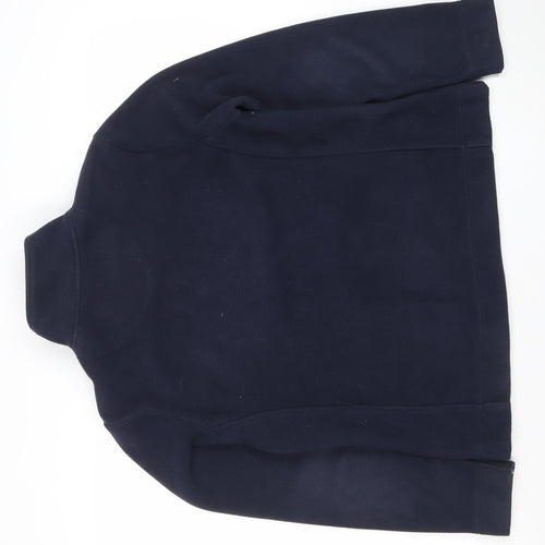 B.C. Clothing Women's Blue Fleece Full Zip Jacket Size L