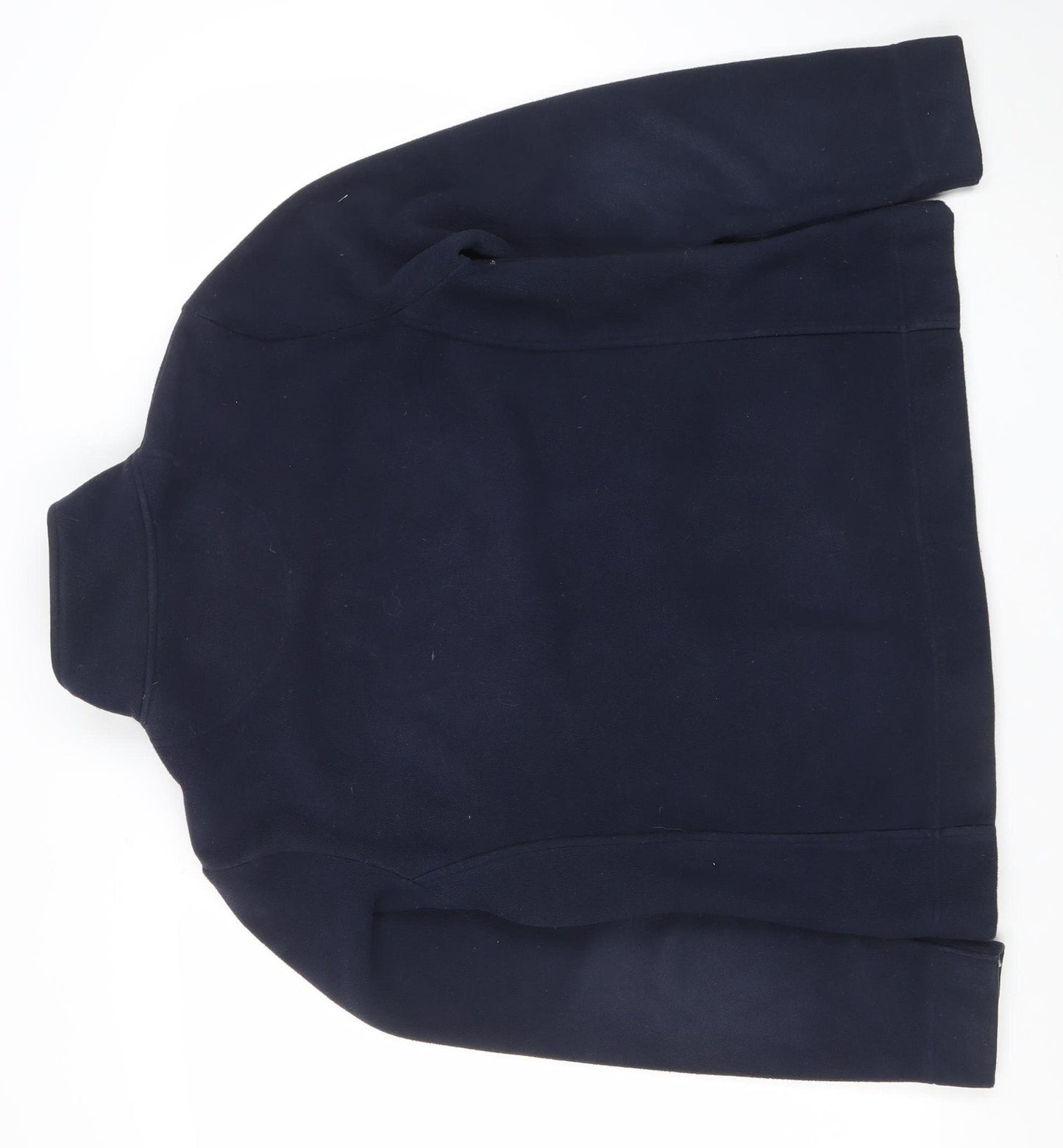 B.C. Clothing Women's Blue Fleece Full Zip Jacket Size L