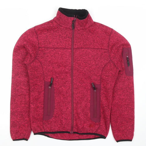 Trespass Women's Pink Fleece Full Zip Outdoor Jacket Size S