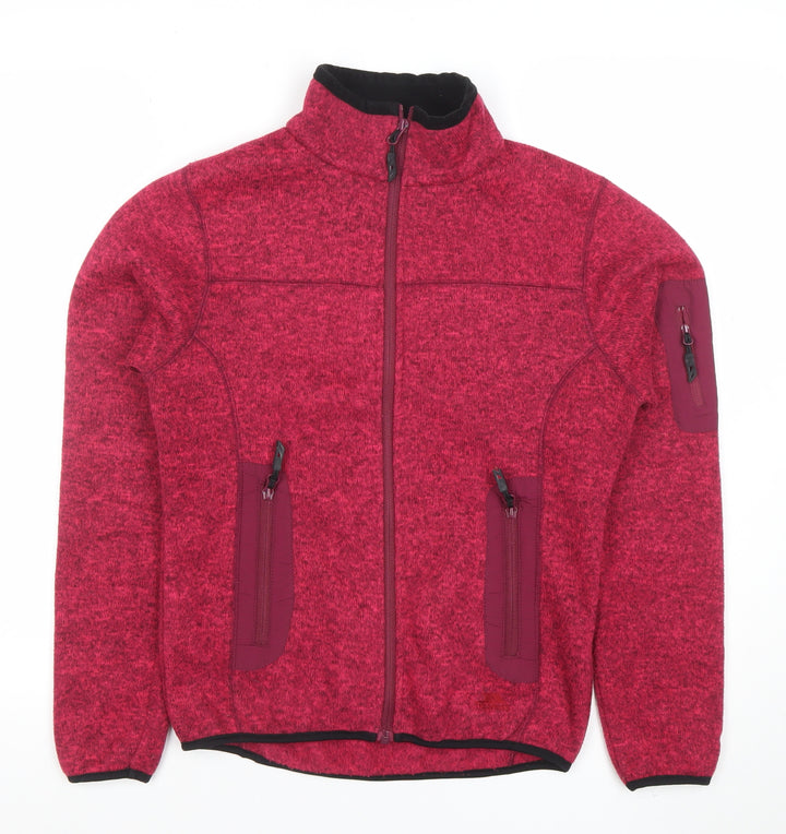 Trespass Women's Pink Fleece Full Zip Outdoor Jacket Size S