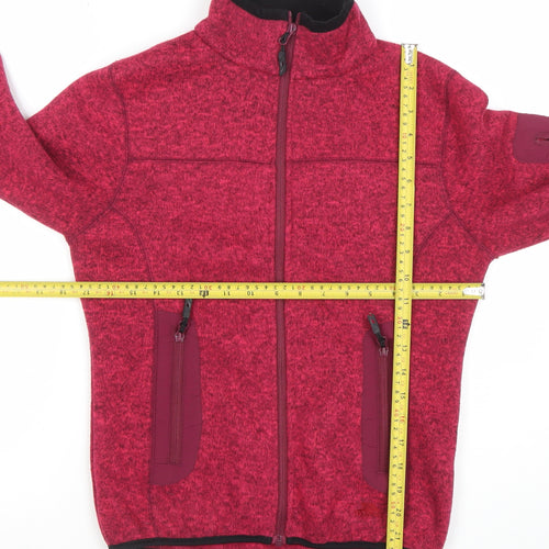 Trespass Women's Pink Fleece Full Zip Outdoor Jacket Size S