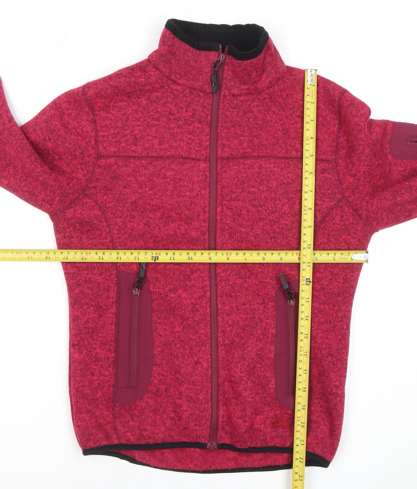 Trespass Women's Pink Fleece Full Zip Outdoor Jacket Size S