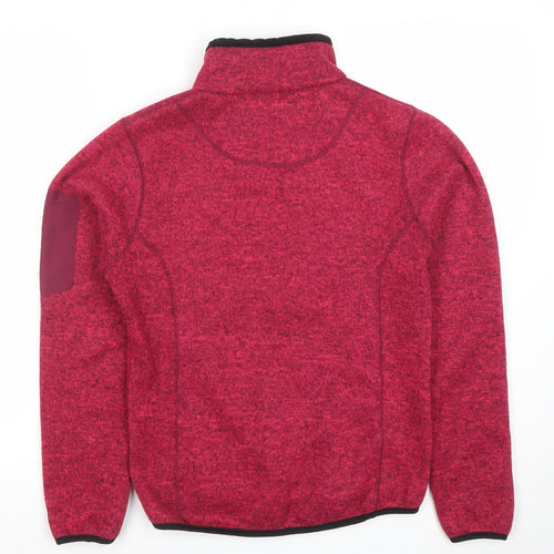 Trespass Women's Pink Fleece Full Zip Outdoor Jacket Size S