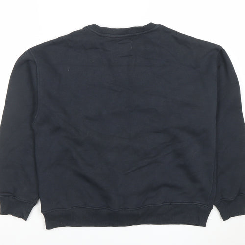 Zara Girls Black Lilo & Stitch Graphic Pullover Sweatshirt 11-12 Years