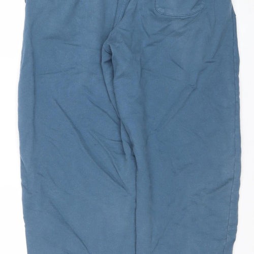 Nike Air Men's Blue Terry Sweatpants M Elastic Waist Vintage Style