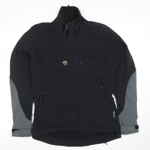 Mountain Hardwear Womens Black Softshell Jacket Size 10 Windproof