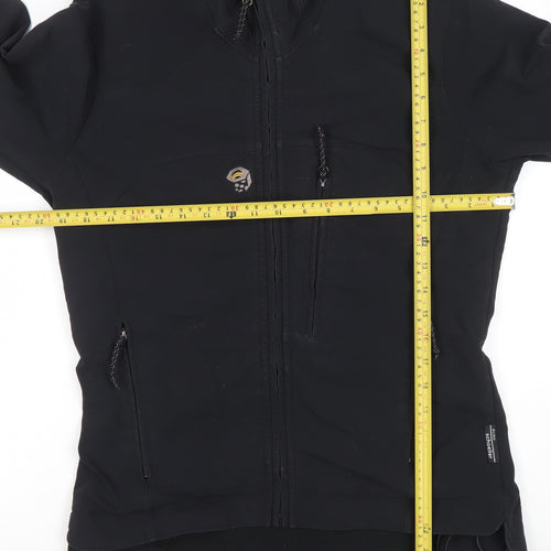 Mountain Hardwear Womens Black Softshell Jacket Size 10 Windproof
