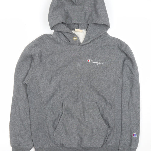 Champion Men's Grey Reverse Weave Pullover Hoodie Size S