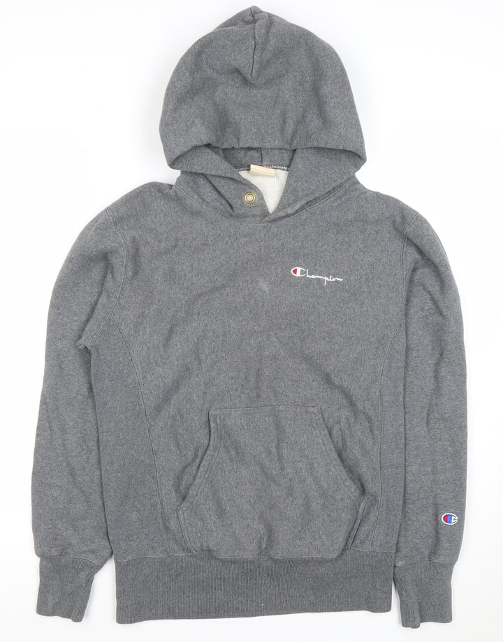 Champion Men's Grey Reverse Weave Pullover Hoodie Size S