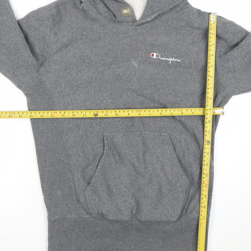 Champion Men's Grey Reverse Weave Pullover Hoodie Size S