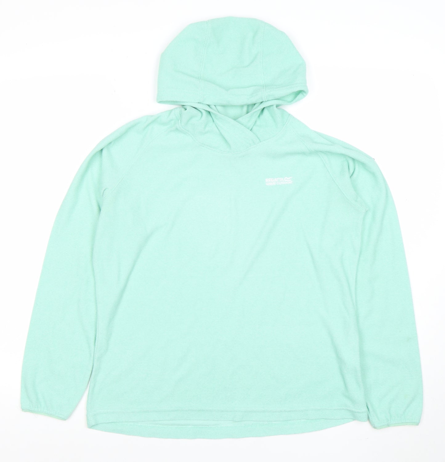 Regatta Women Mint Green Size 14 Hooded Pullover Sweatshirt